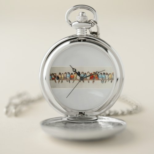 Songbird pocketwatch pocket watch