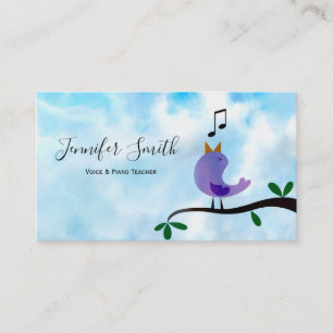 Songbird Teacher's Business Card