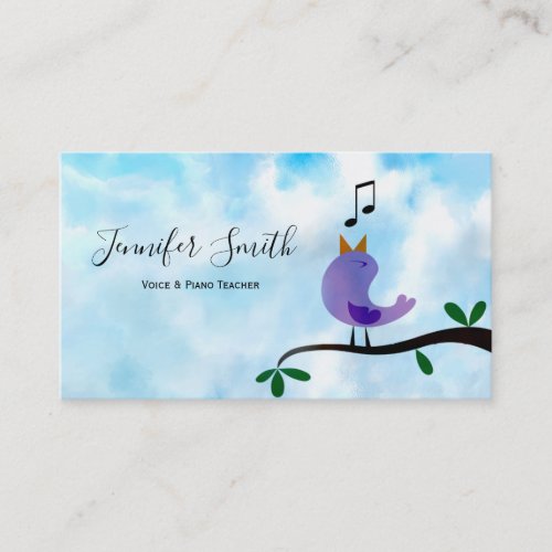 Songbird Teachers Business Card