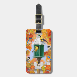 Songbirds in Autumn Luggage Tag