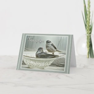 Songbirds - Thinking of You - Praying for You Card
