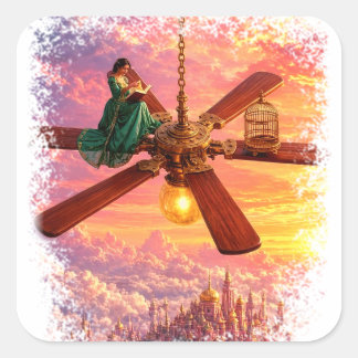 Songbloom Sky Reader - Songbloom Kids Square Sticker