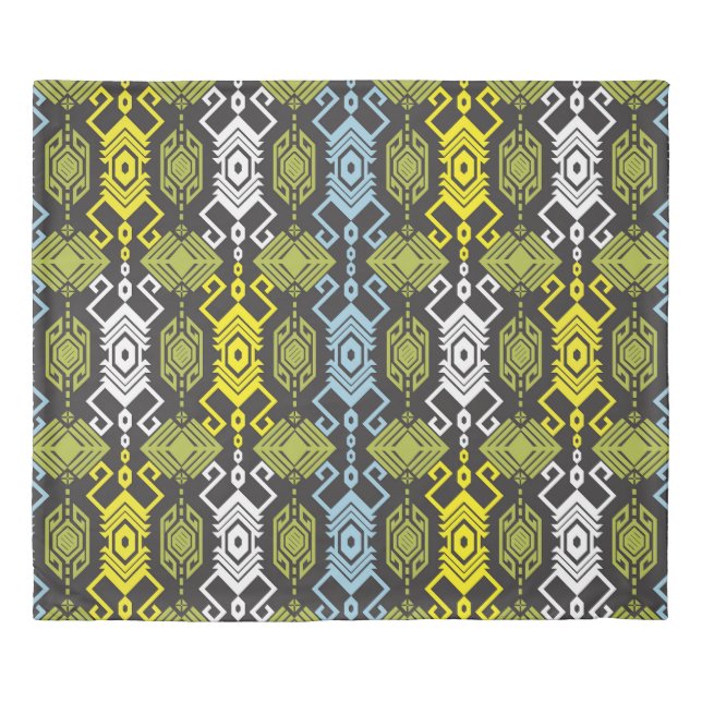 Songket Tenun: Traditional Indonesian Motif. Duvet Cover (Front)