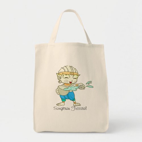 Songkran Festival Bangkok Thailand T_Shirt Tote Bag