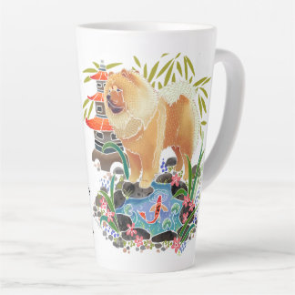 SONGMAO latte mug with text on back