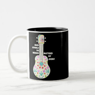 Songs Be Heard Godspell Musical Theater Fans Two-Tone Coffee Mug