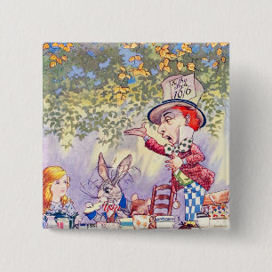 Songs From Alice: A Mad Tea Party Pinback Button