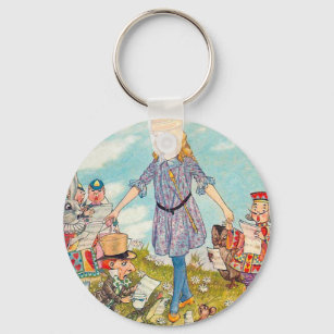 Songs From Alice: Alice and Her Friends Keychain
