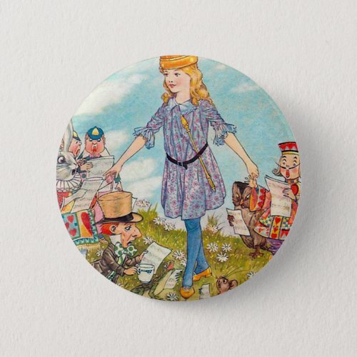 Songs From Alice Alice and Her Friends Pinback Button