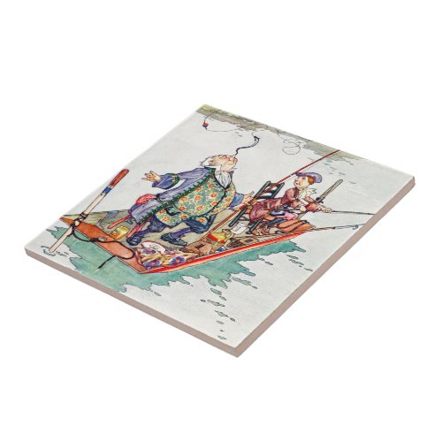 Songs From Alice Yet You Balance an Eel Ceramic Tile