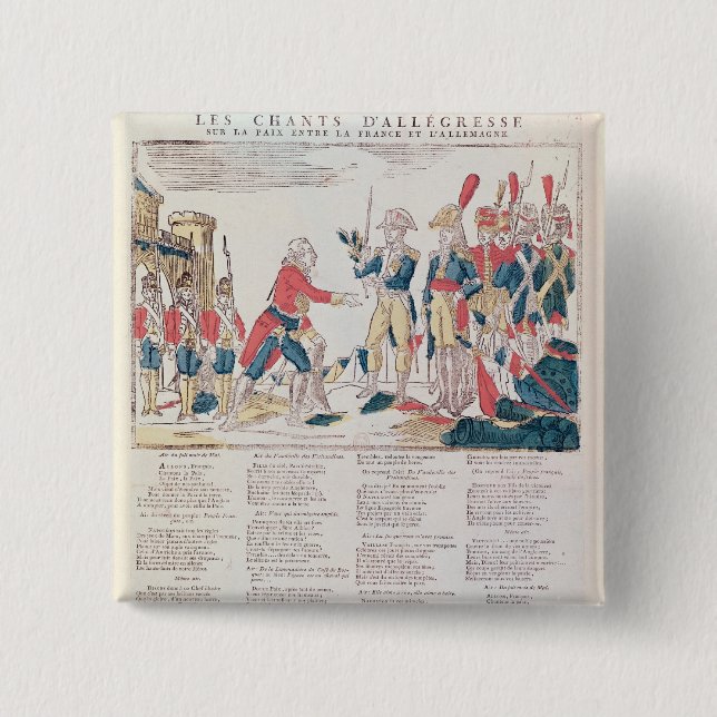 Songs of Rejoicing for the Peace Pinback Button (Front)