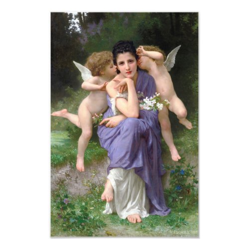 Songs of Spring by William Bouguereau Photo Print