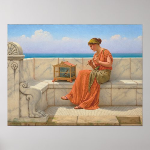 Songs Without Words Godward Art Poster