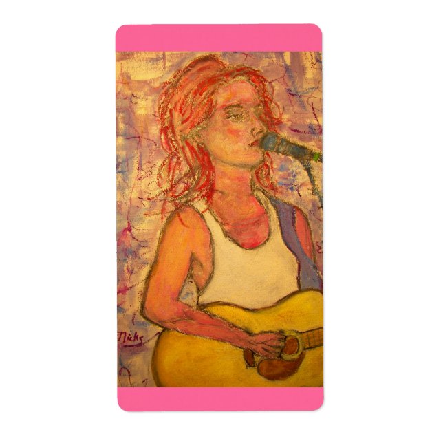 Songstress Art Label (Front)