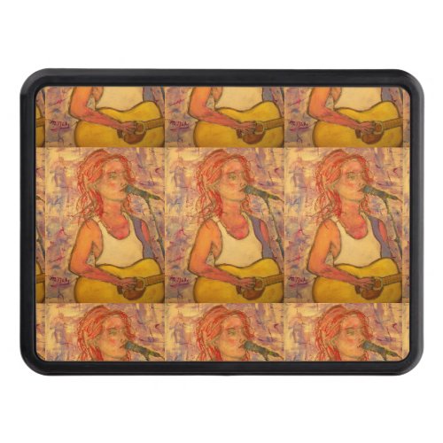 songstress art tow hitch cover
