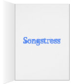 songstress screenprint look cards (Inside (Right))