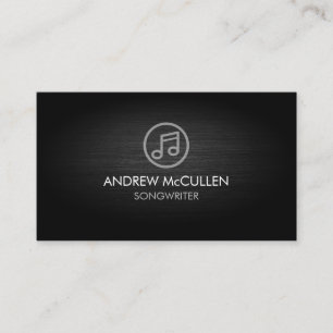 Songwriter Music Musician Business Card