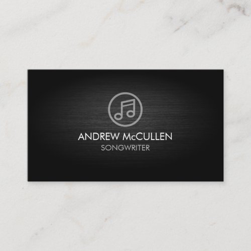 Songwriter Music Musician Business Card