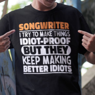 Songwriter Try To Make Things Teacher Appreciation T-Shirt