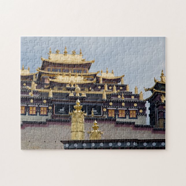 Songzanlin Tibetan Monastery - Yunnan, China Jigsaw Puzzle (Horizontal)