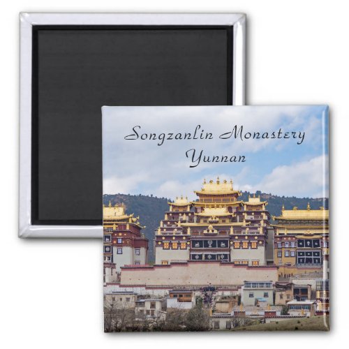 Songzanlin Tibetan Monastery _ Yunnan China Magnet