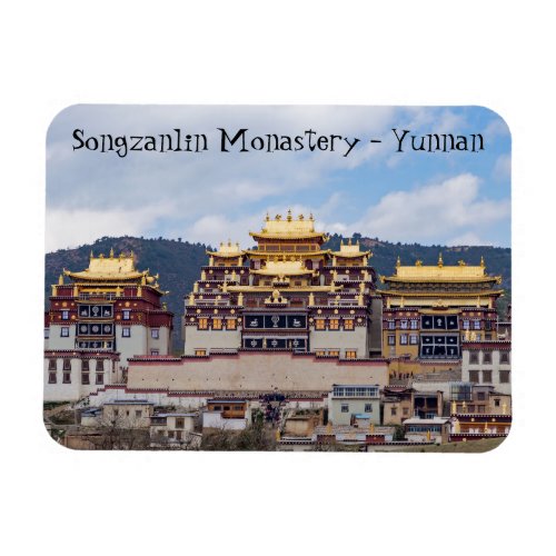 Songzanlin Tibetan Monastery _ Yunnan China Magnet