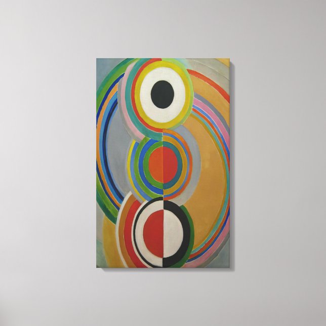 Sonia Delaunay - RYTHME 1 Canvas Print (Front)