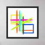 SoniaArtisan Abstract – Layers of Color &amp; Motion Canvas Print
