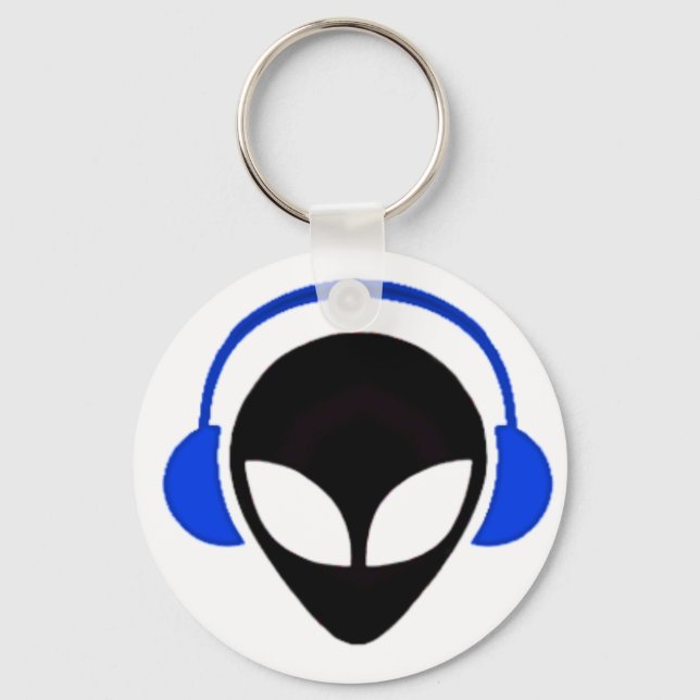 Sonic Alien Logo Keychain (Front)