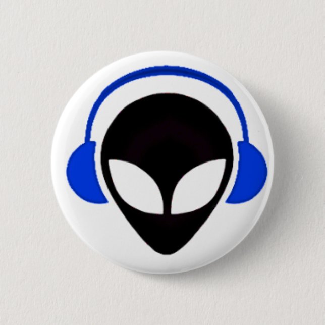 Sonic Alien Logo Pinback Button (Front)