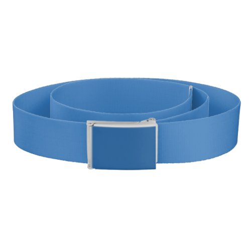 Sonic Blue Solid Color Print Jewel Tone Colors Belt