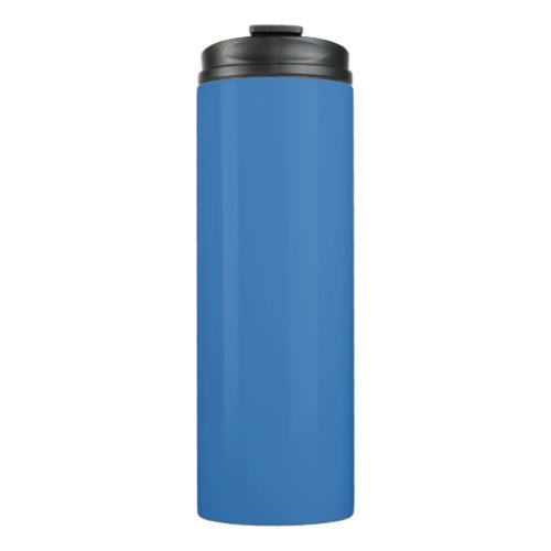 Sonic Blue Solid Color Print Jewel Tone Colors Thermal Tumbler