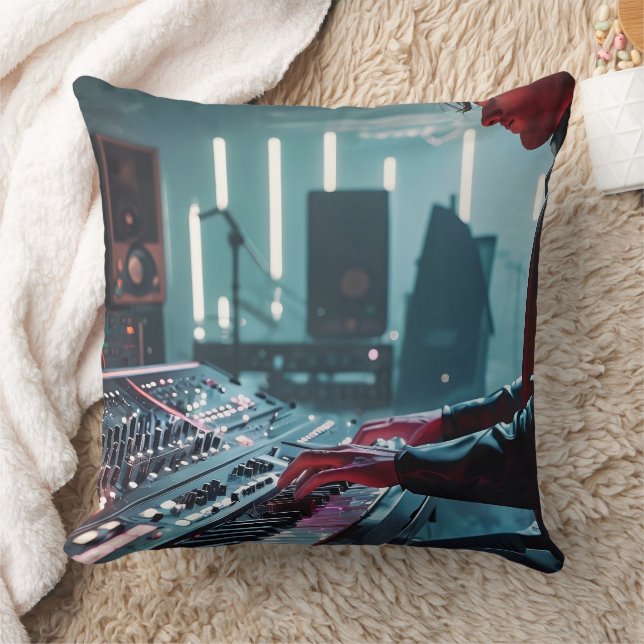 Sonic Pulse Throw Pillow (Blanket)