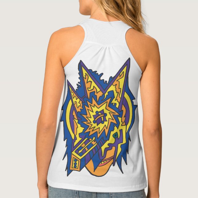 Sonic Star Tank Top (Back)