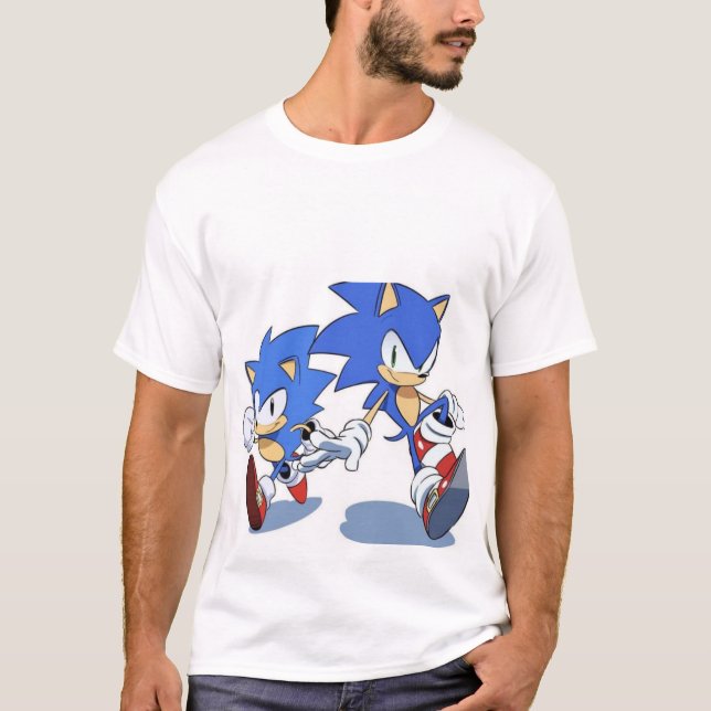 Sonic super stars  T-Shirt (Front)