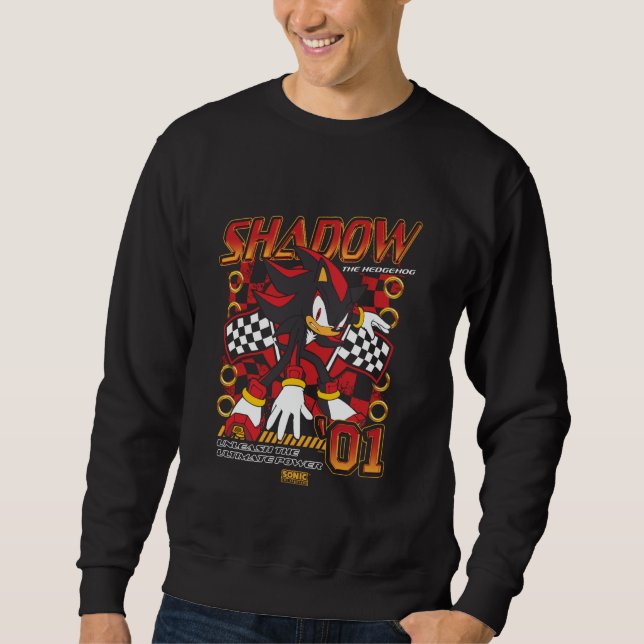 Sonic The Hedgehog Shadow The Hedgehog 01 Racing P Sweatshirt (Front)