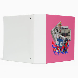 SONIC YOUTH CASSETTE TAPE cool art 3 Ring Binder