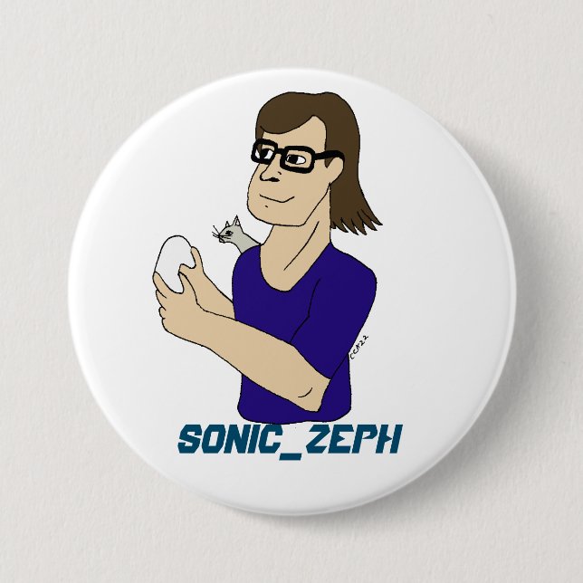Sonic_Zeph Button (Front)