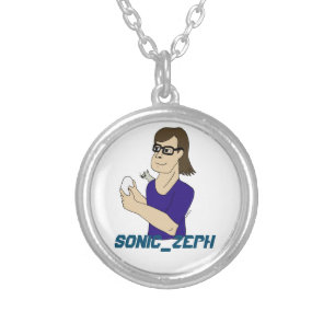 Sonic_Zeph Silver Plated Necklace