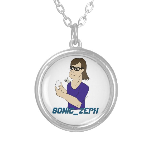 Sonic_Zeph   Silver Plated Necklace (Front)