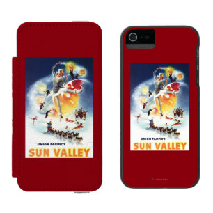 Sonja Henje Montage of Sun Valley Poster Wallet Case For iPhone SE/5/5s