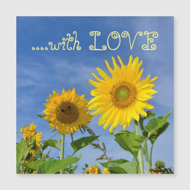 Sonnenblumen  für Dich ... (Front)