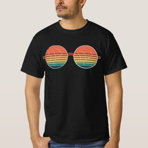 Sonnenbrille im Retro Design T_Shirt