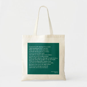 Sonnet 116Let me not to the marriage of true minds Tote Bag
