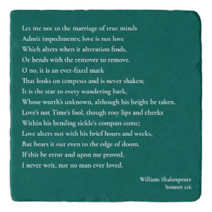 Sonnet 116Let me not to the marriage of true minds Trivet