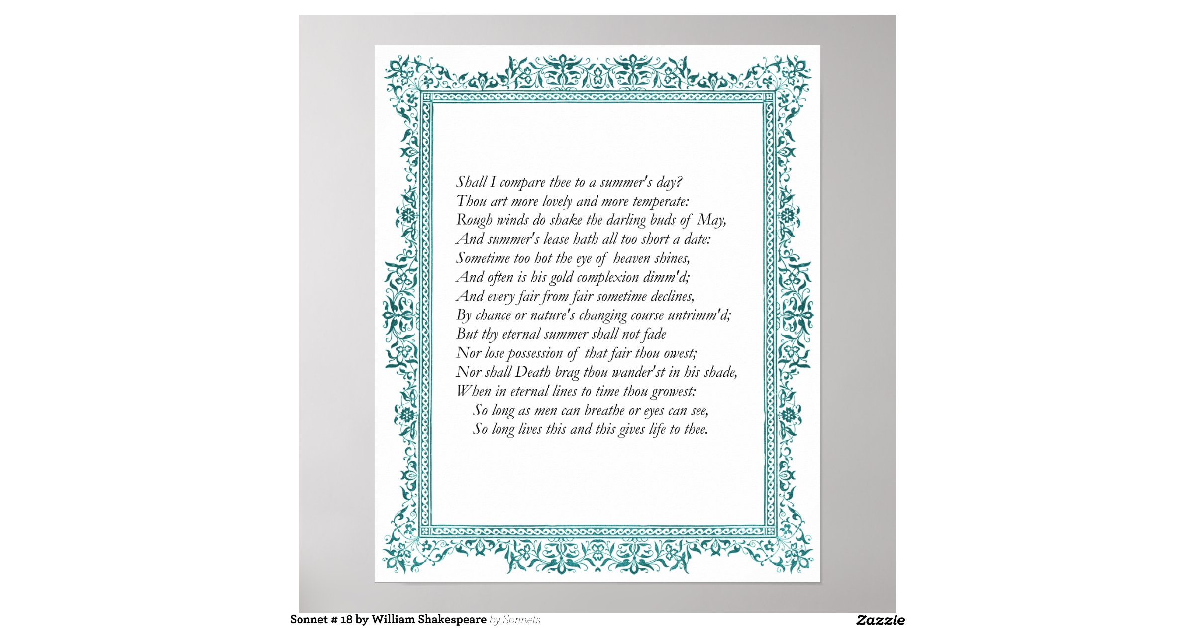 sonnet_18_by_william_shakespeare_poster ...