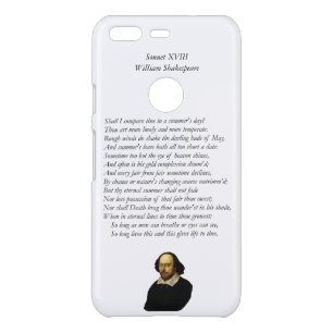 Sonnet # 18 by William Shakespeare Uncommon Google Pixel Case
