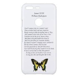 Sonnet # 18 by William Shakespeare Uncommon Google Pixel Case