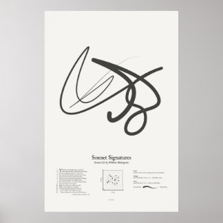 Sonnet Signatures: Sonnet 115 Poster