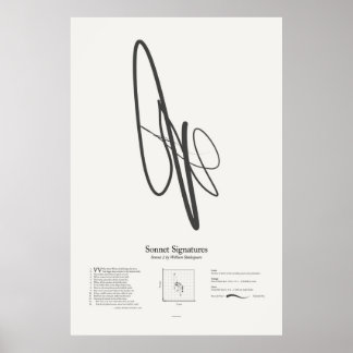 Sonnet Signatures: Sonnet 2 Poster